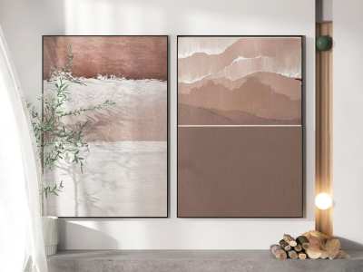 现代装饰画3D模型下载